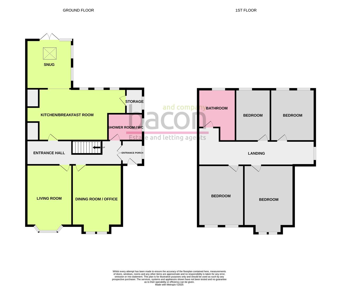 Floor Plan | House - Semi-Detached | Manor Road, Worthing | For Sale